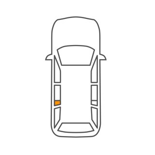 OPEL INSIGNIA SPORTS TOURER LINKE HINTERE DREIECKSCHEIBE IN DER TüR, BJ 08- GRÜN